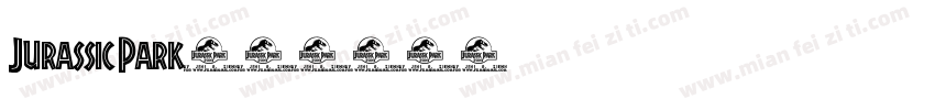 Jurassic Park字体转换